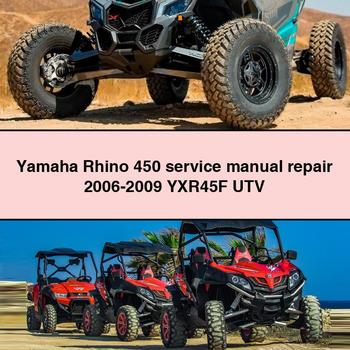Yamaha Rhino 450 Service Manual Repair 2006-2009 YXR45F UTV