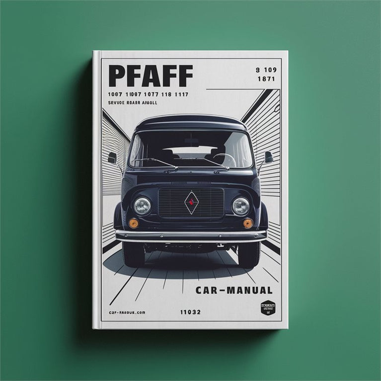 Pfaff 1067 1069 1071 1118 1119 1171 Service Manual PDF