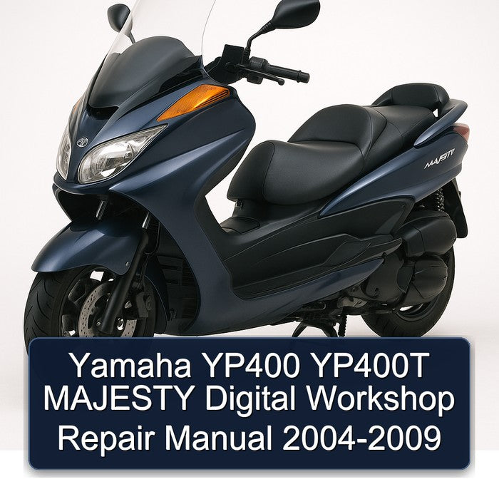 Yamaha YP400 YP400T MAJESTY Digital Workshop Repair Manual 2004-2009