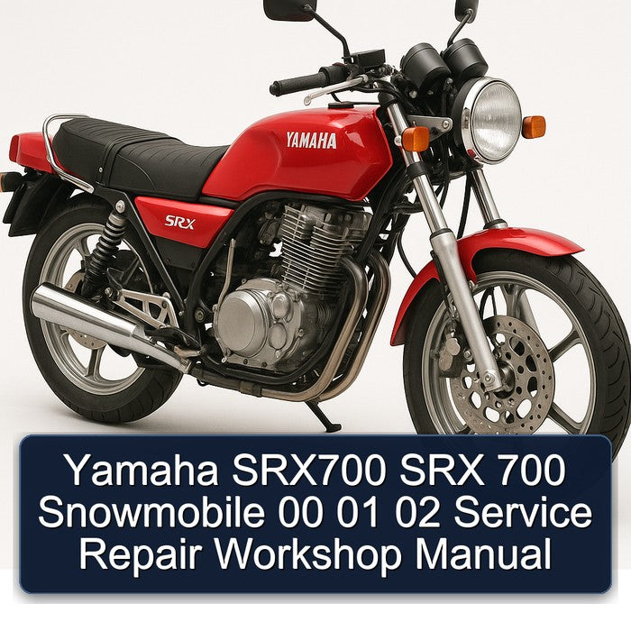 Yamaha SRX700 SRX 700 Snowmobile 00 01 02 Service Repair Workshop Manual