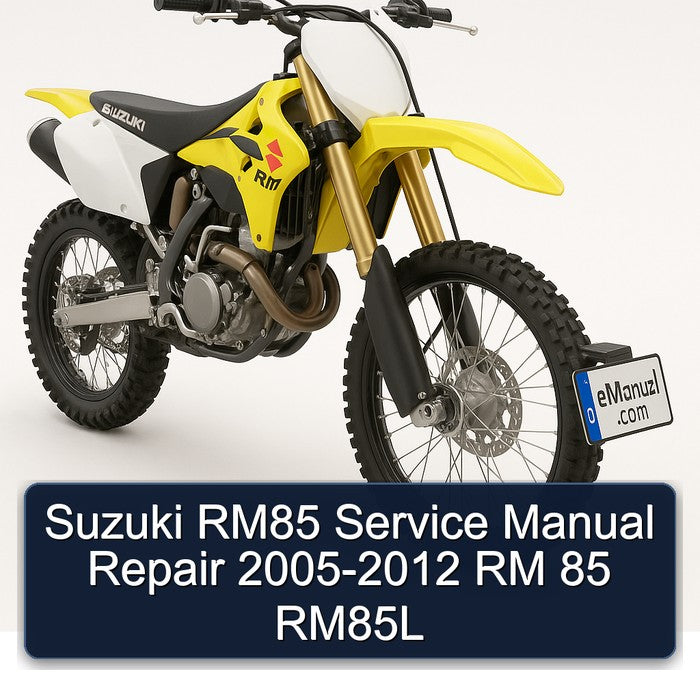 Suzuki RM85 Service Manual Repair 2005-2012 RM 85 RM85L