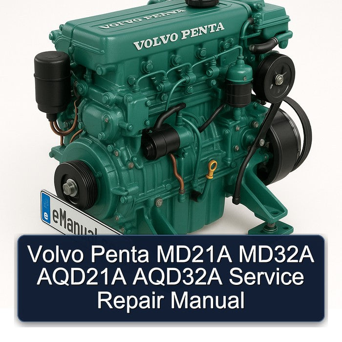 Volvo Penta MD21A MD32A AQD21A AQD32A Service Repair Manual