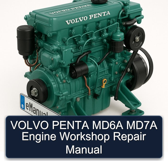 VOLVO PENTA MD6A MD7A Engine Workshop Repair Manual
