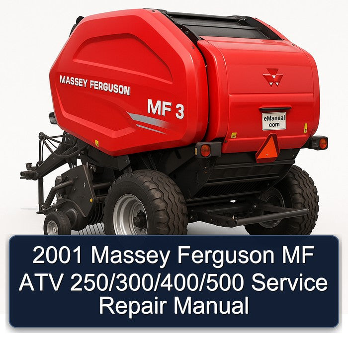 2001 Massey Ferguson MF ATV 250/300/400/500 Service Repair Manual