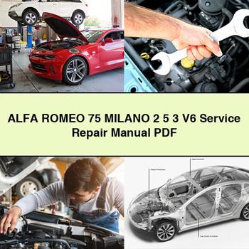 Manual de servicio y reparación del Alfa Romeo 75 MILANO 2 5 3 V6