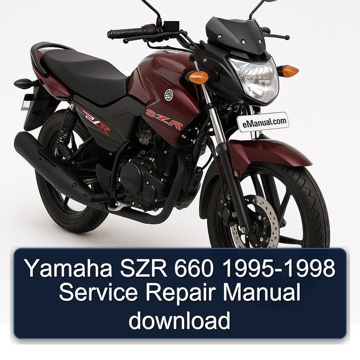 Yamaha SZR 660 1995-1998 Service Repair Manual download