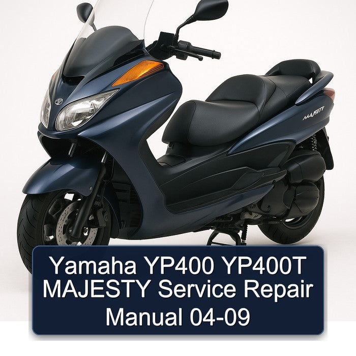 Yamaha YP400 YP400T MAJESTY Service Repair Manual 04-09
