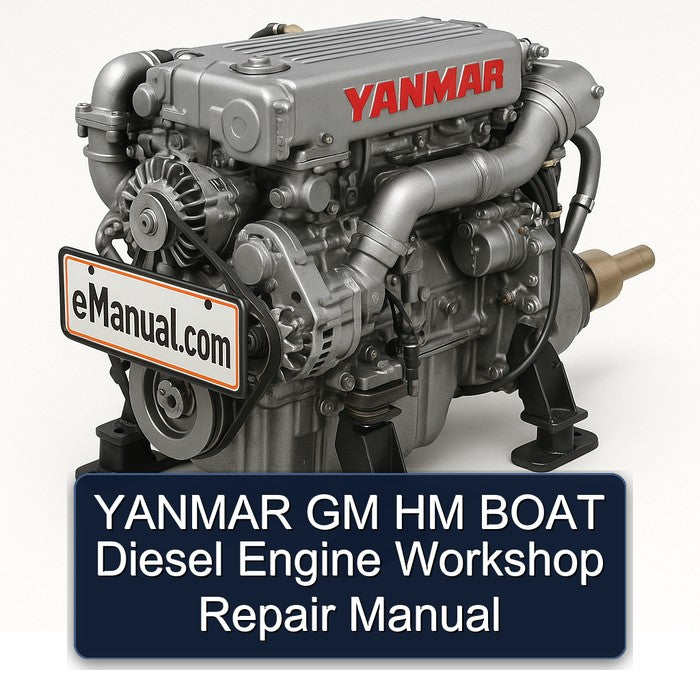 YANMAR GM HM BOAT Diesel Engine Workshop Repair Manual