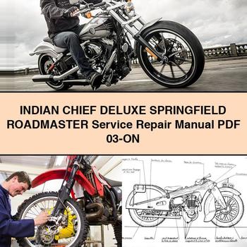 INDIAN CHIEF DELUXE SPRINGManual de reparación y servicio Field RoadMaster 03-ON