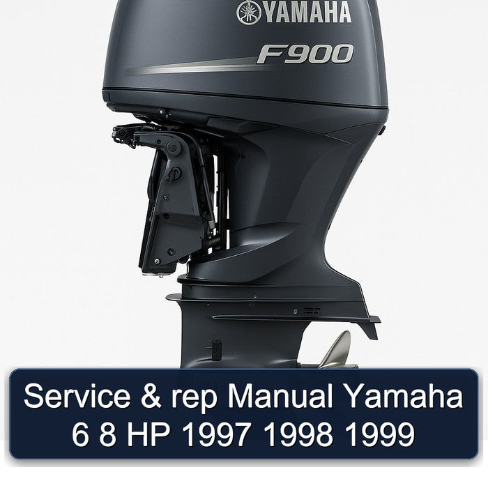 Service & rep Manual Yamaha 6 8 HP 1997 1998 1999