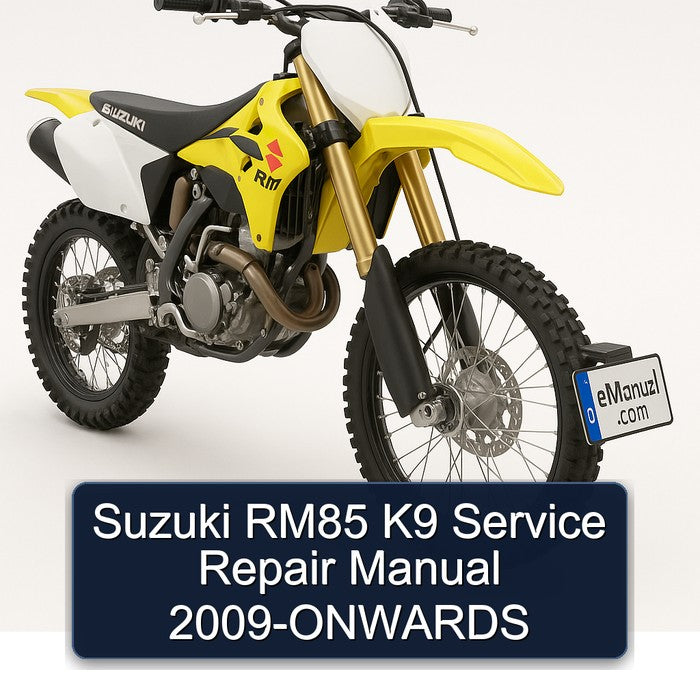 Suzuki RM85 K9 Service Repair Manual 2009-ONWARDS
