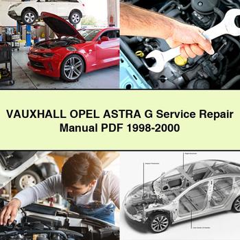 VAUXHALL OPEL ASTRA G Service Repair Manual 1998-2000