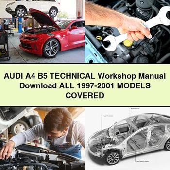 AUDI A4 B5 Technical Workshop Manual  All 1997-2001 ModelS COVERED