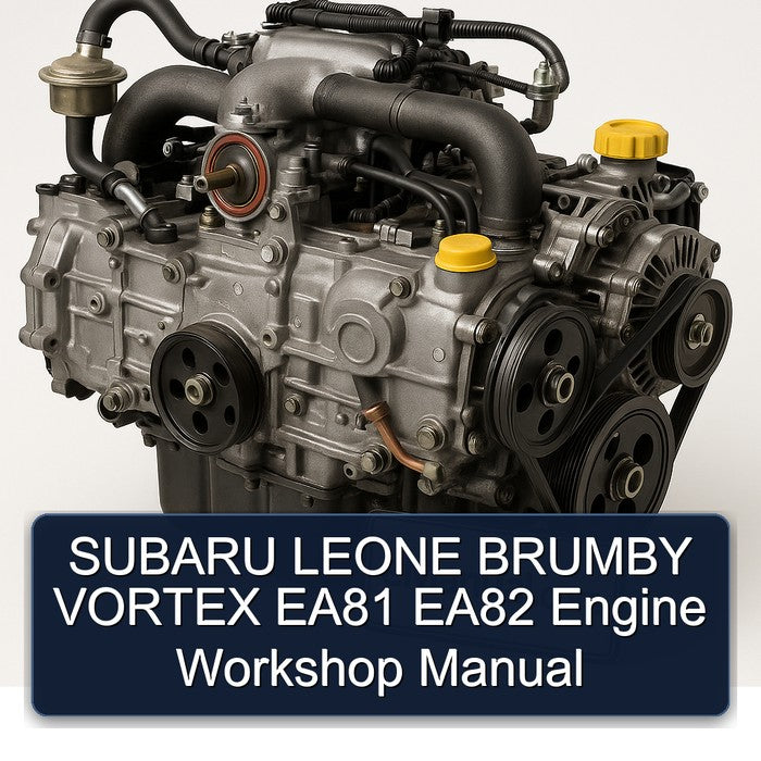 SUBARU LEONE BRUMBY VORTEX EA81 EA82 Engine Workshop Manual