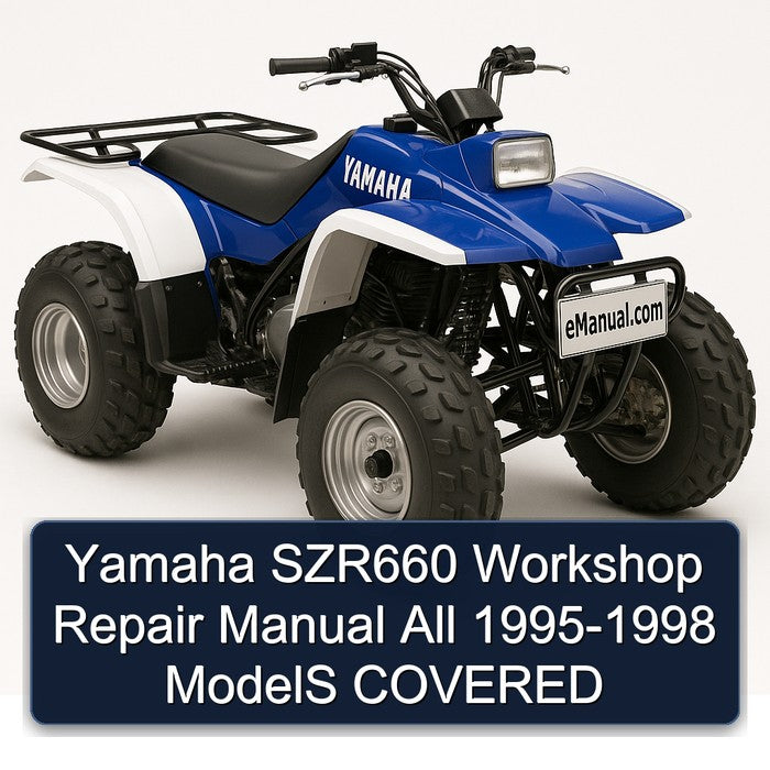 Yamaha SZR660 Workshop Repair Manual All 1995-1998 ModelS COVERED