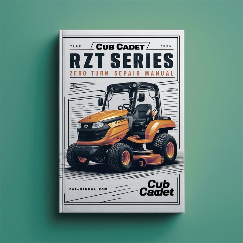 Cub Cadet RZT Series Zero Turn Service Repair Manual PDF
