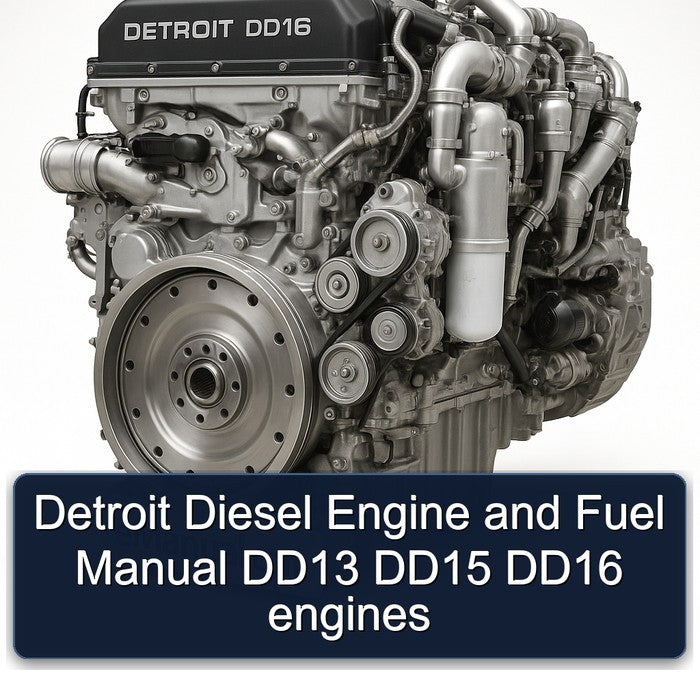 Detroit Diesel Engine and Fuel Manual DD13 DD15 DD16 engines