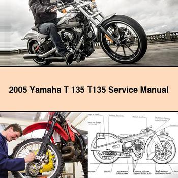 Manual de servicio y reparación de la Yamaha T 135 T135 2005