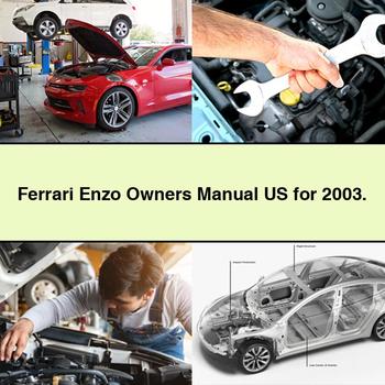 Ferrari Enzo Owners Manual US for 2003.