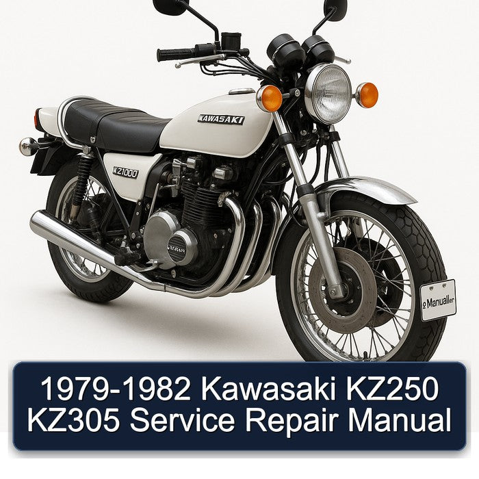 1979-1982 Kawasaki KZ250 KZ305 Service Repair Manual