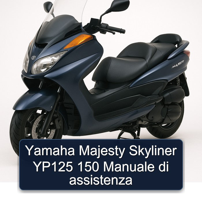 Yamaha Majesty Skyliner YP125 150 Manuale di assistenza
