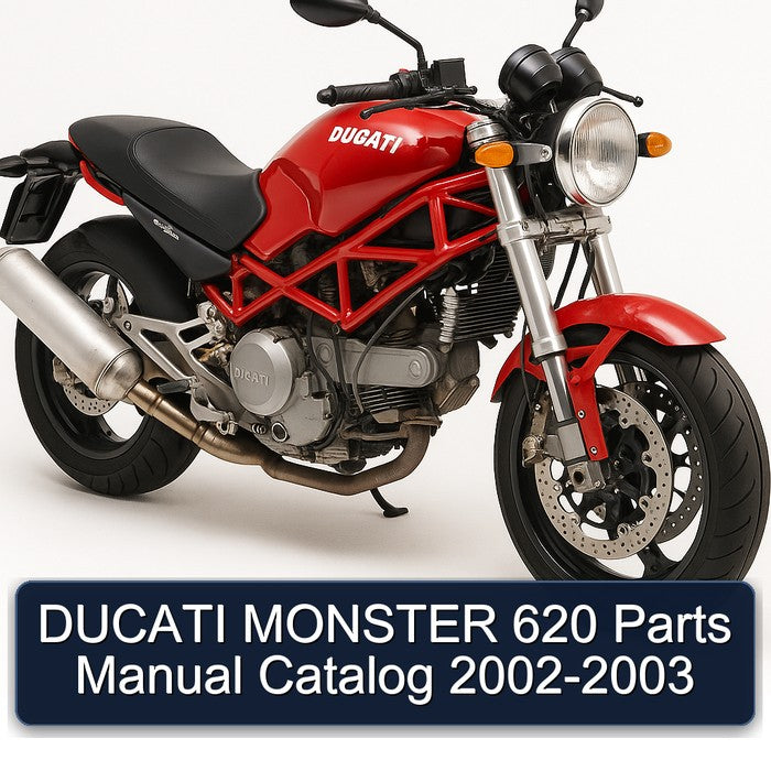 DUCATI MONSTER 620 Parts Manual Catalog 2002-2003