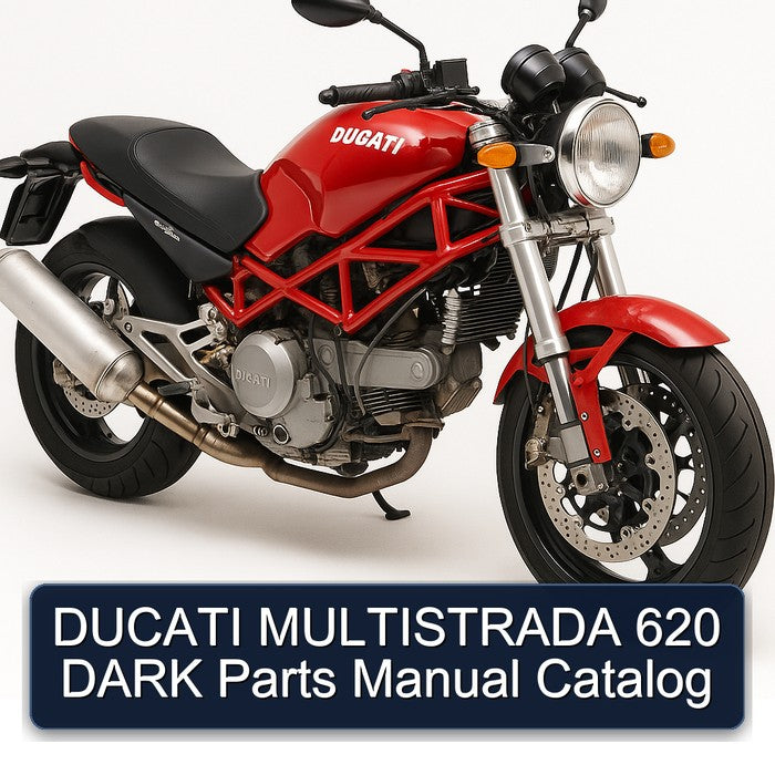 DUCATI MULTISTRADA 620 DARK Parts Manual Catalog