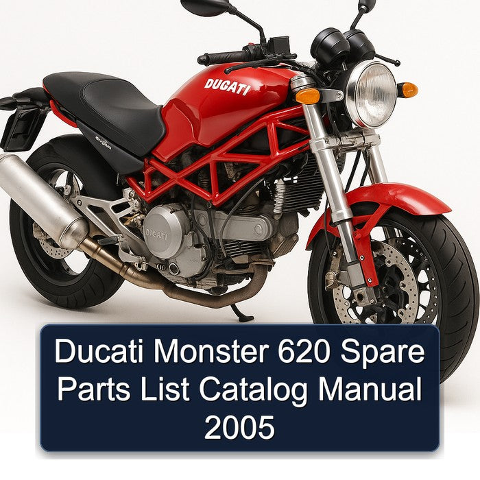 Ducati Monster 620 Spare Parts List Catalog Manual 2005
