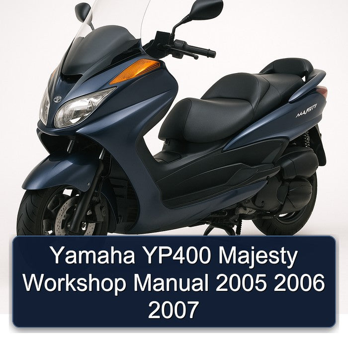 Yamaha YP400 Majesty Workshop Manual 2005 2006 2007