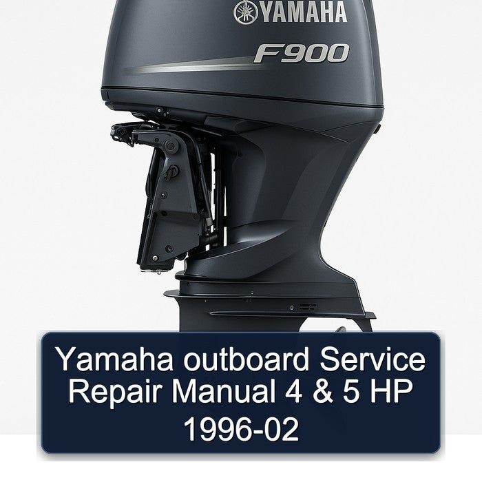 Yamaha outboard Service Repair Manual 4 & 5 HP 1996-02