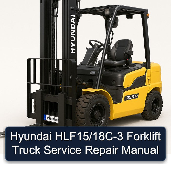Hyundai HLF15/18C-3 Forklift Service Repair Manual