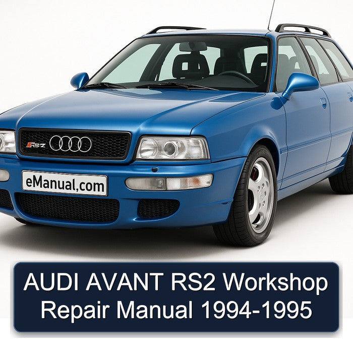 AUDI AVANT RS2 Workshop Repair Manual 1994-1995