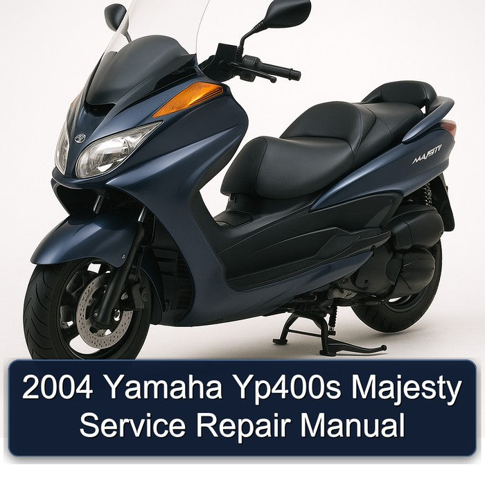 2004 Yamaha Yp400s Majesty Service Repair Manual