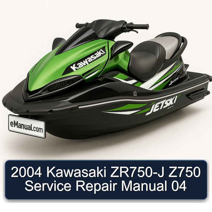 2004 Kawasaki ZR750-J Z750 Service Repair Manual 04
