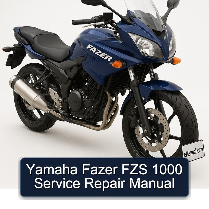 Yamaha Fazer FZS 1000 Service Repair Manual