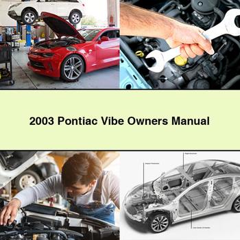 2003 Pontiac Vibe Owners Manual