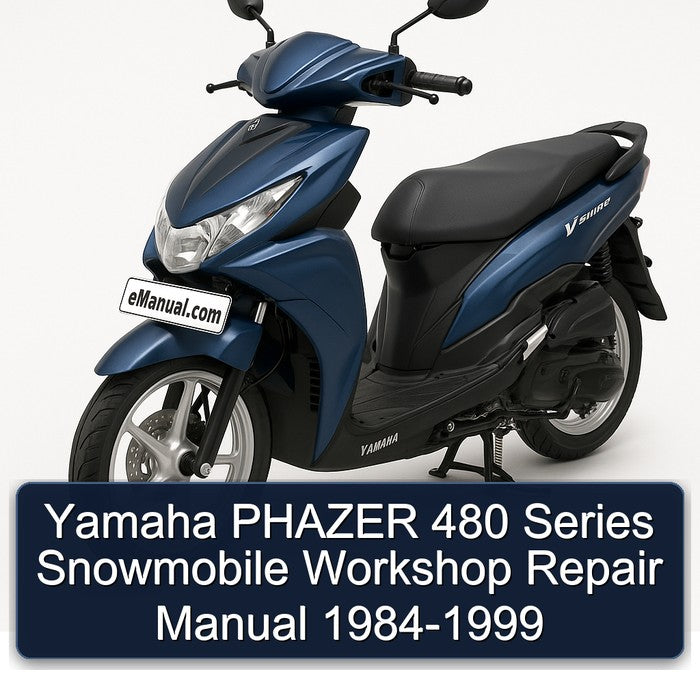 Yamaha PHAZER 480 Series Snowmobile Workshop Repair Manual 1984-1999