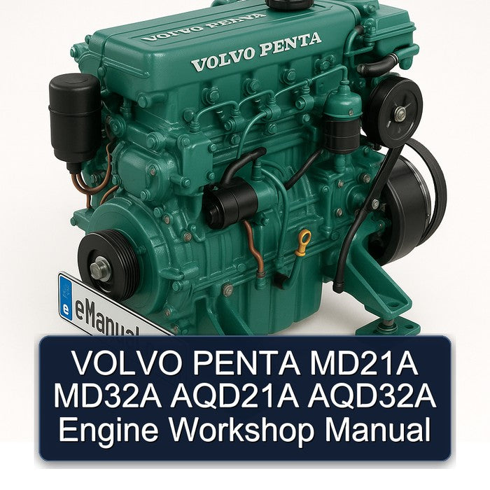 VOLVO PENTA MD21A MD32A AQD21A AQD32A Engine Workshop Manual