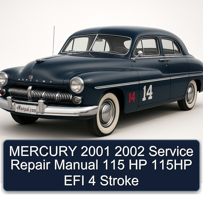MERCURY 2001 2002 Service Repair Manual 115 HP 115HP EFI 4 Stroke