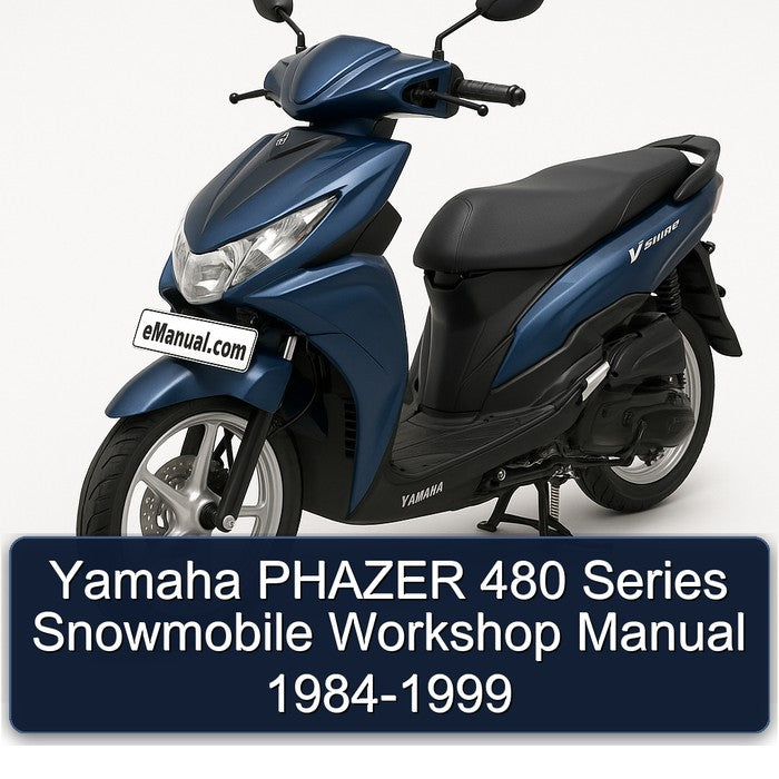 Yamaha PHAZER 480 Series Snowmobile Workshop Manual 1984 1985 1986 1987 1988 1989 1990 1991 1992 1993 1994 1995 1996 1997 1998 1999