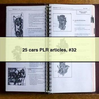 25 cars PLR articles #32