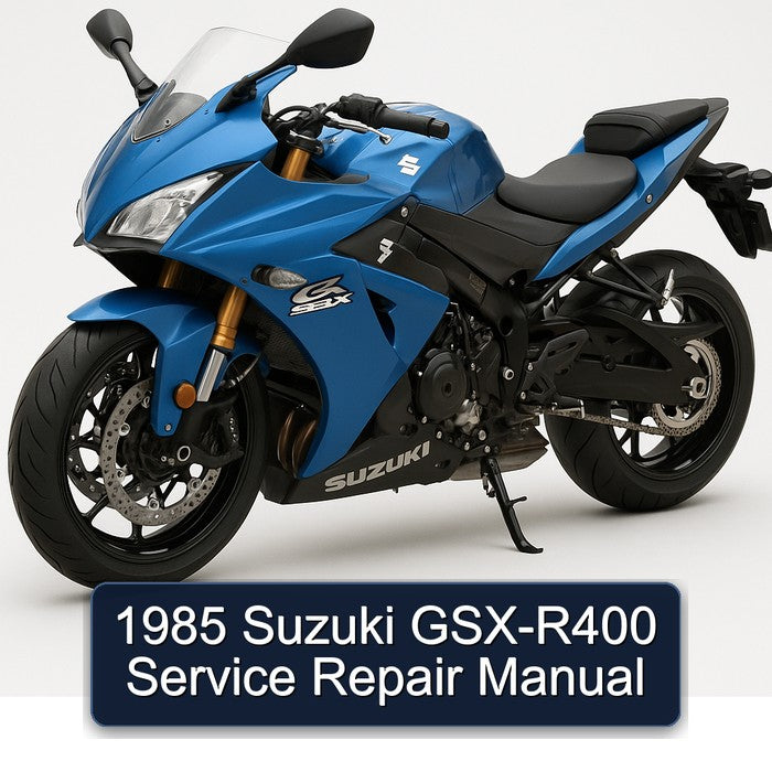 1985 Suzuki GSX-R400 Service Repair Manual