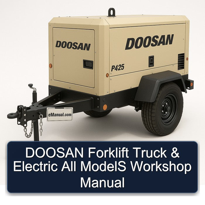 DOOSAN Forklift & Electric All ModelS Workshop Manual