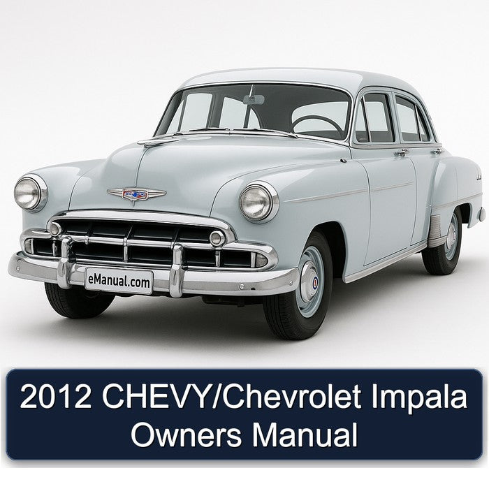 2012 CHEVY/Chevrolet Impala Owners Manual