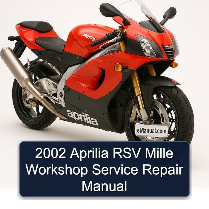 2002 Aprilia RSV Mille Workshop Service Repair Manual