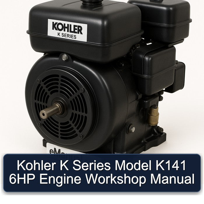 Kohler K Series Model K141 6HP Engine Workshop Manual