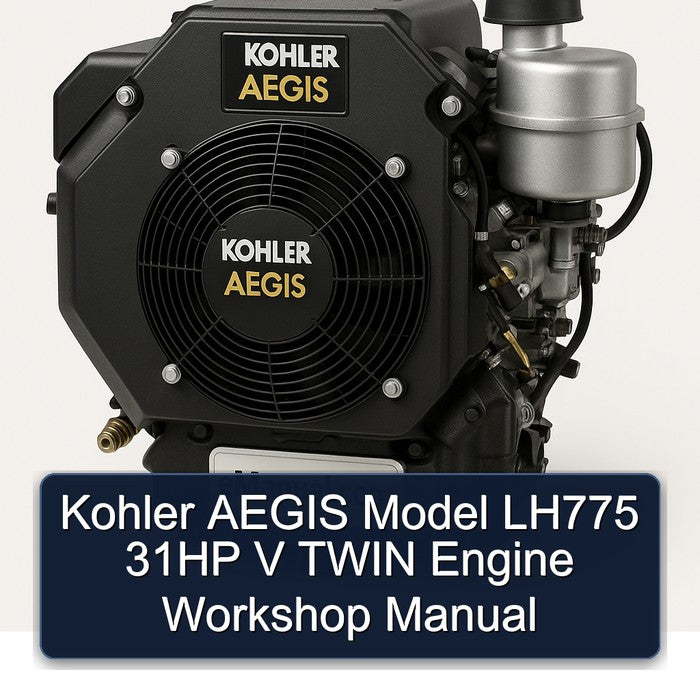 Kohler AEGIS Model LH775 31HP V TWIN Engine Workshop Manual