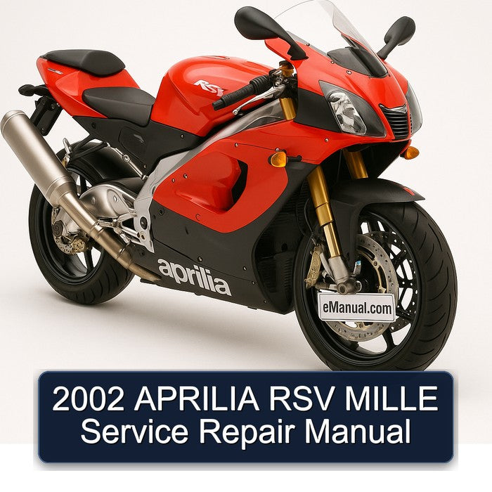 2002 APRILIA RSV MILLE Service Repair Manual