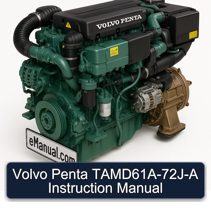 Volvo Penta TAMD61A-72J-A Instruction Manual