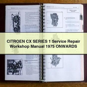 CITROEN CX Series 1 Service Repair Workshop Manual 1975 ONWARDS